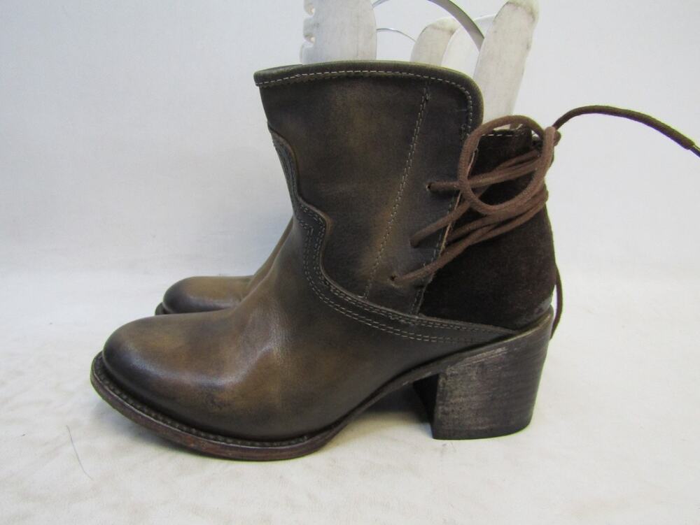 Freebird By Steven Womens Size 8 M Brown Leather Ankle Fashion Boots Bootie